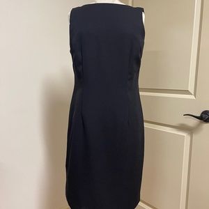 Sag Harbor Black Audrey Hepburn Boatneck Style sheath dress